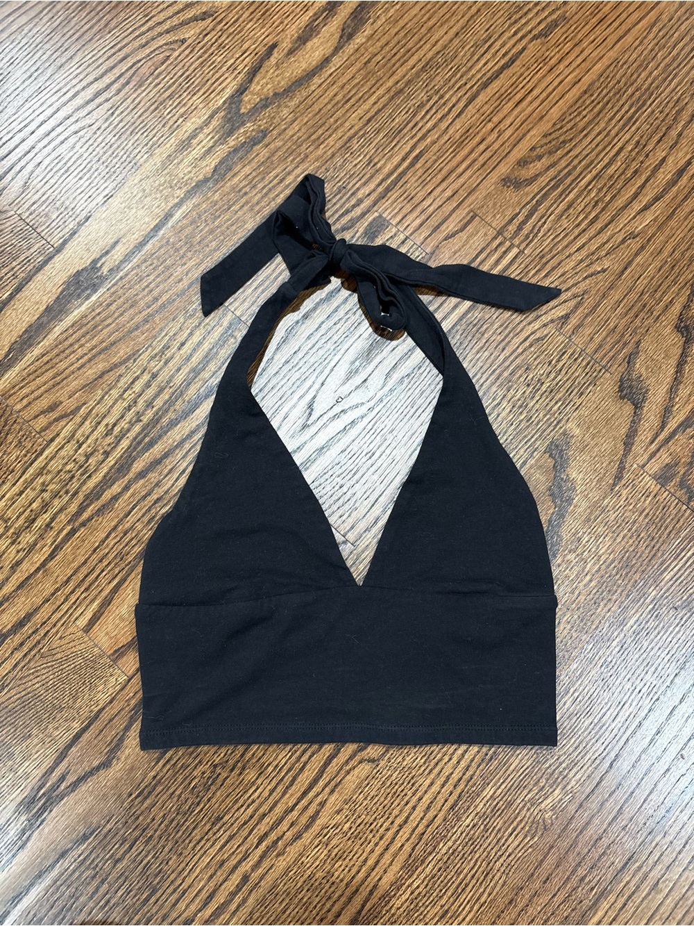 Black Halter top